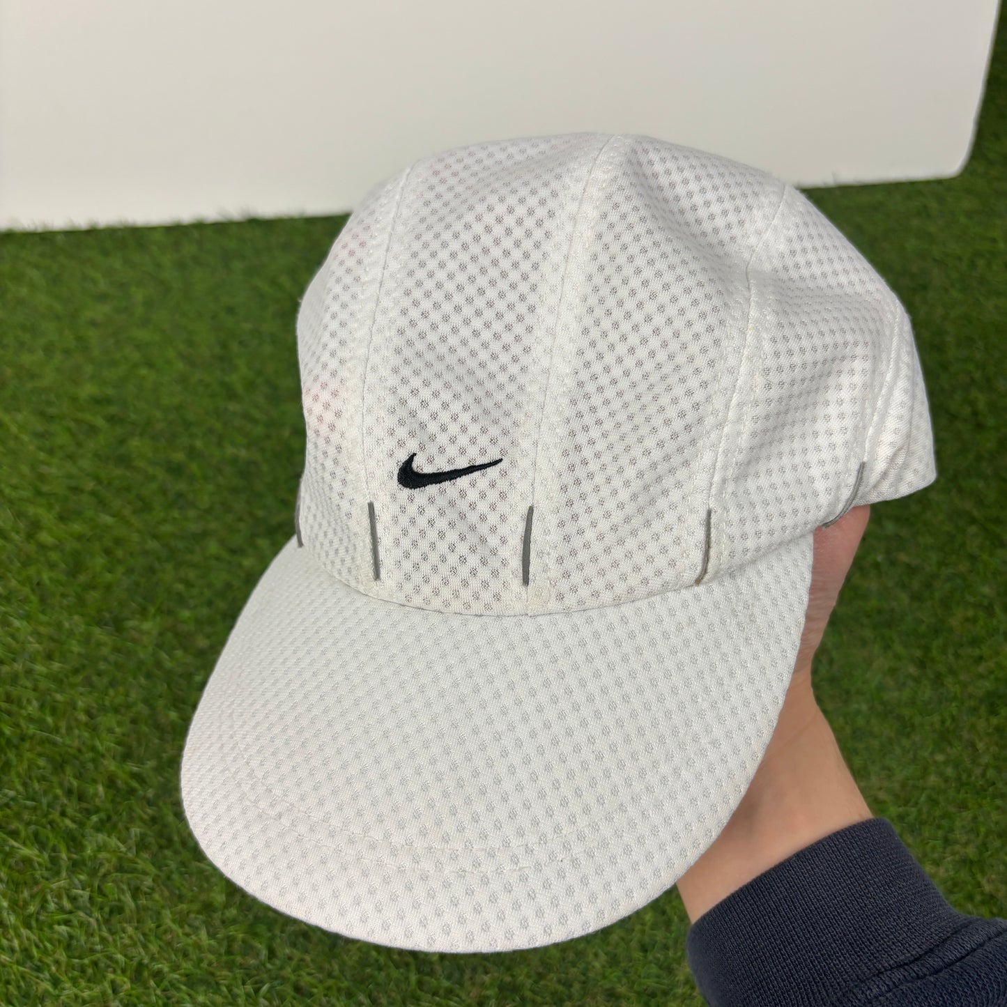 90s Nike Tailwind 6 Panel Hat White