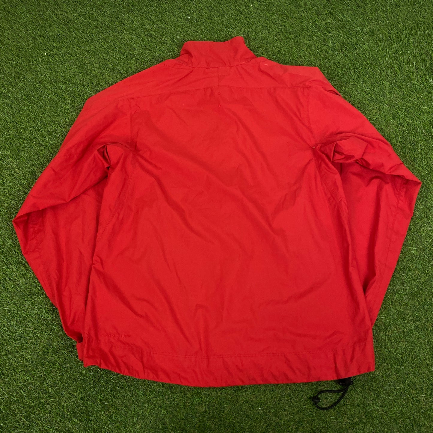 00s Nike Clima-Fit Windbreaker Jacket + Joggers Set Red Small