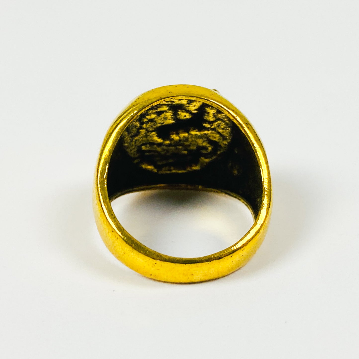 Antique Knight Signet Ring Gold
