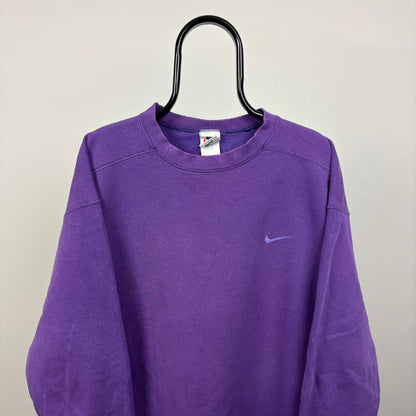 90s Nike Sweatshirt Purple Large