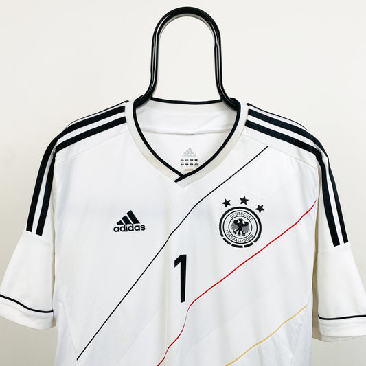 00s Adidas Germany Football Shirt T-Shirt White XL