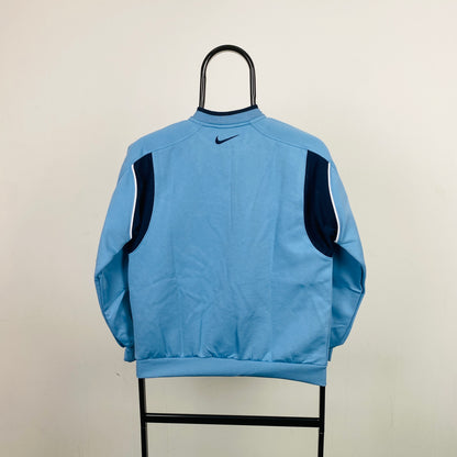 00s Nike 1/4 Zip Sweatshirt Blue XS