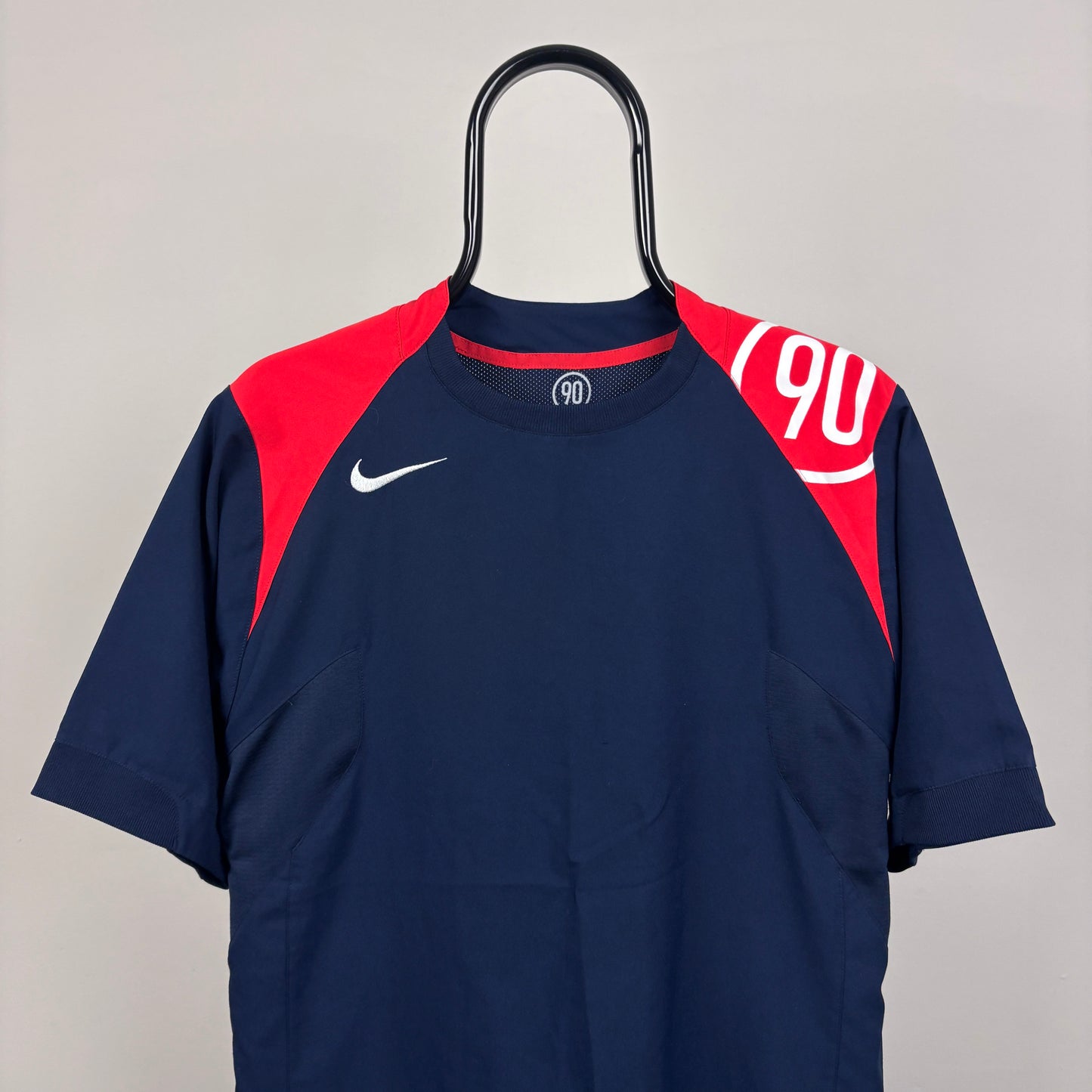 00s Nike T90 T-Shirt Blue Medium