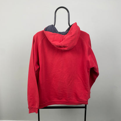 90s Nike Hoodie Red Small