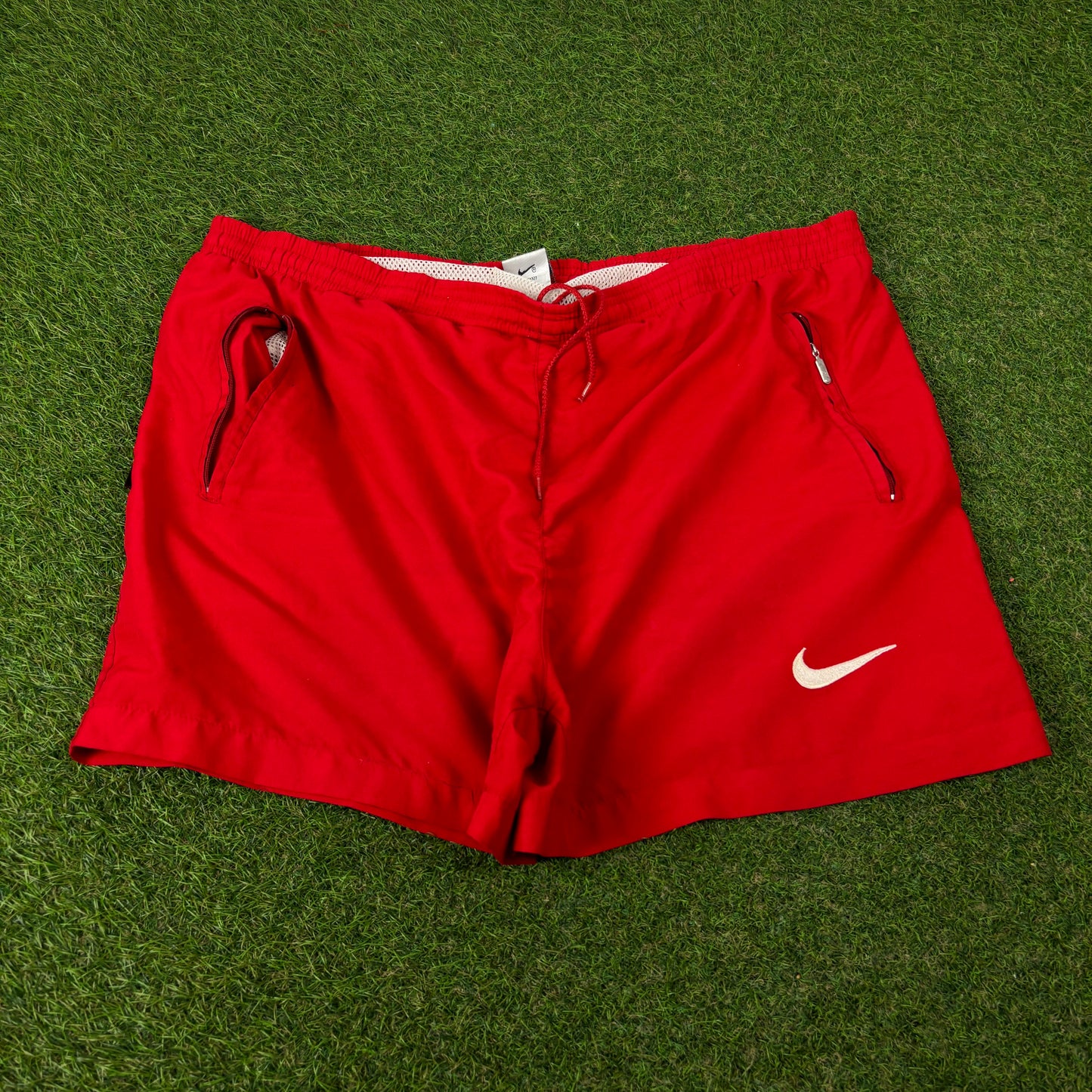90s Nike Swim Shorts Red XL