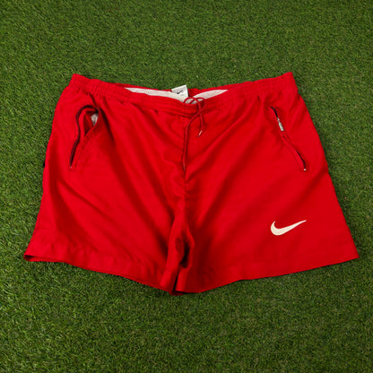 90s Nike Swim Shorts Red XL