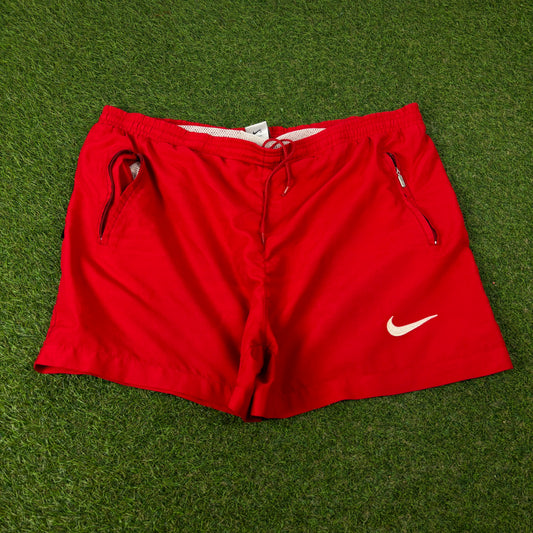 90s Nike Swim Shorts Red XL