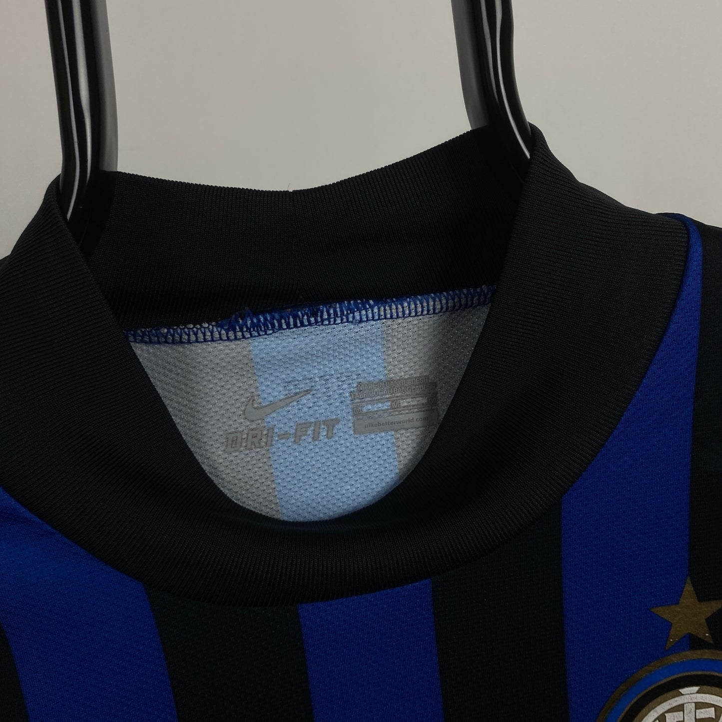 00s Nike Inter Milan Football Shirt T-Shirt Black Medium