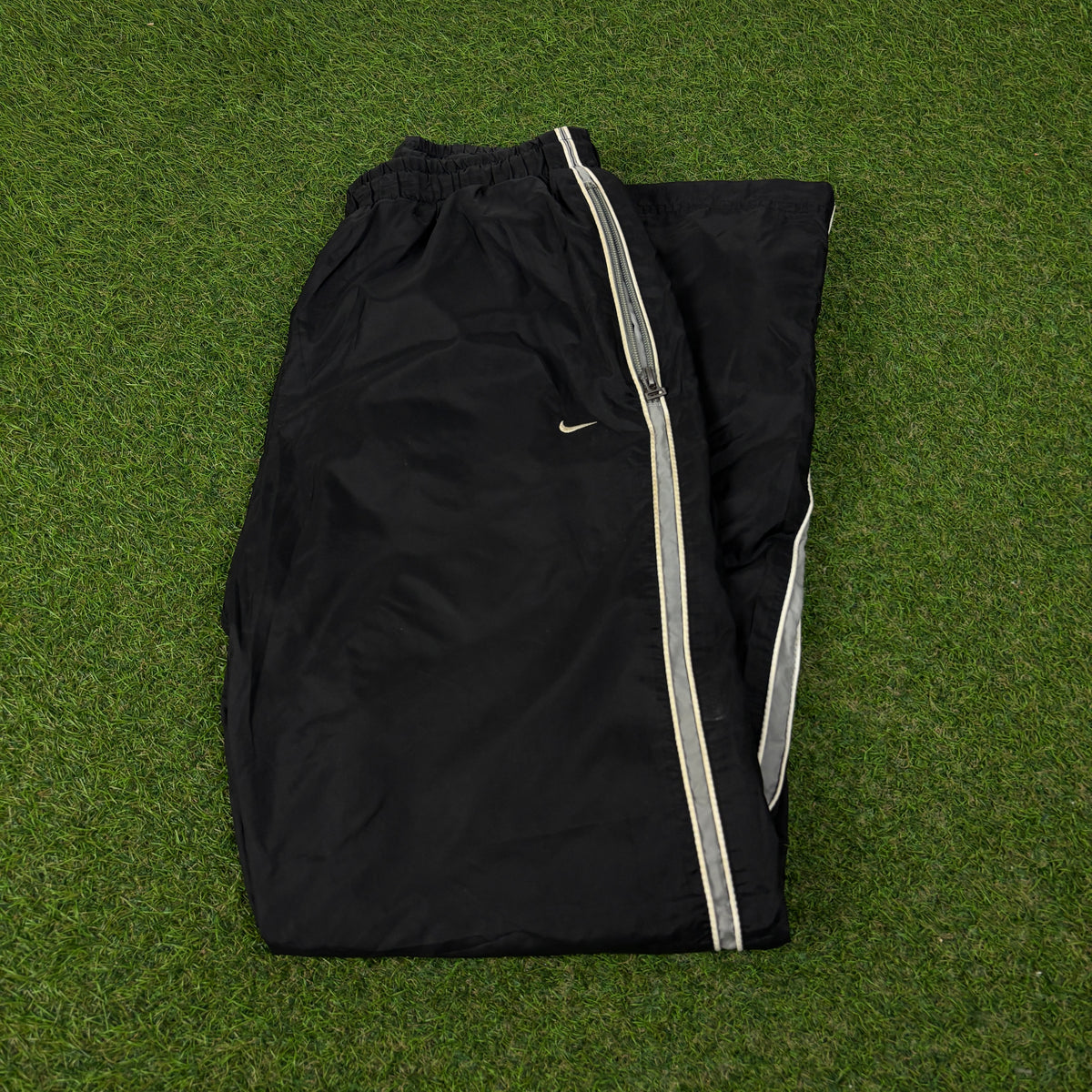 00s Nike Piping Joggers Black Small