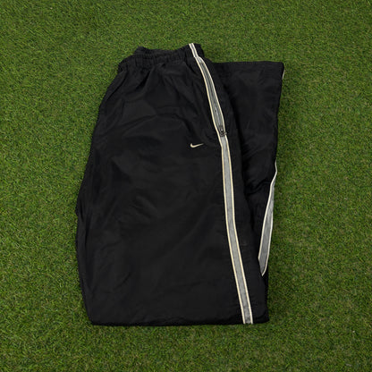 00s Nike Piping Joggers Black Small