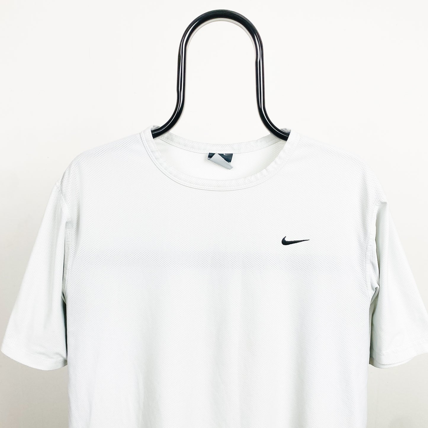 00s Nike Football Shirt T-Shirt White Medium