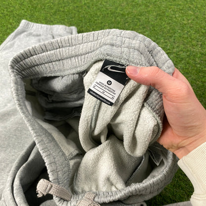 00s Nike Wide Leg Cotton Joggers Grey Medium