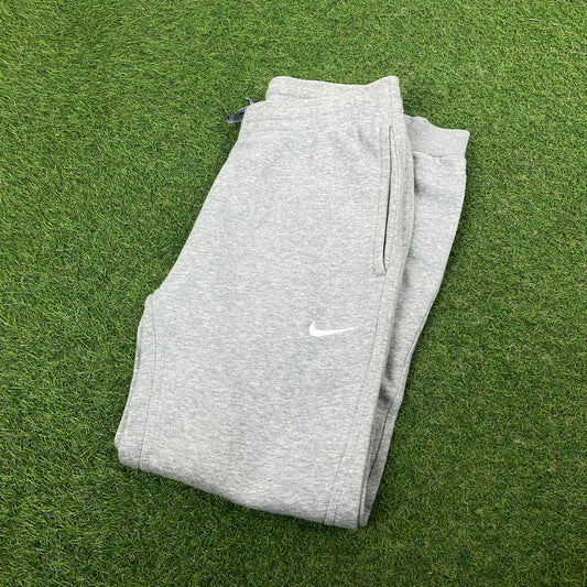 00s Nike Cotton Joggers Grey Small