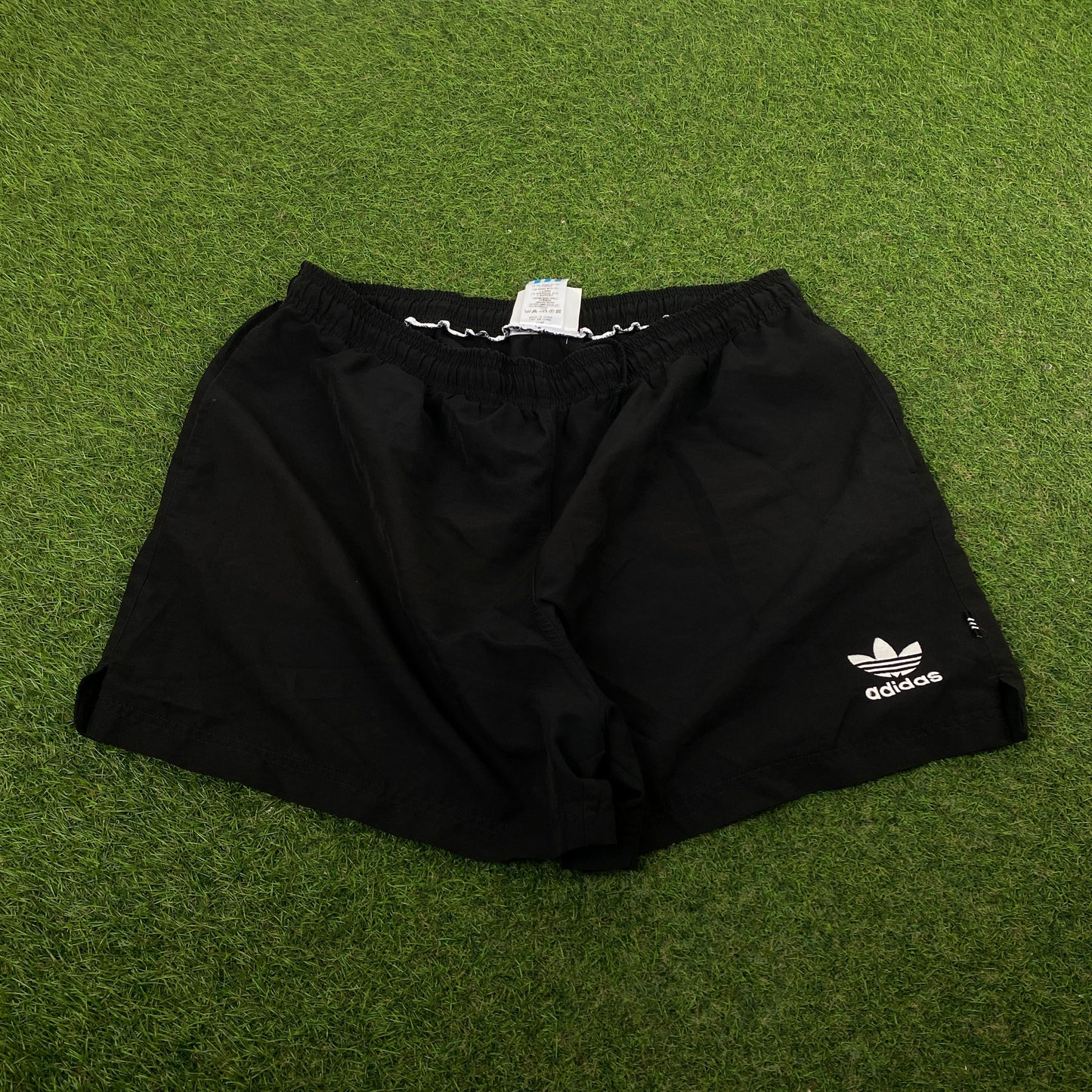 90s Adidas Trefoil Shorts Black Medium