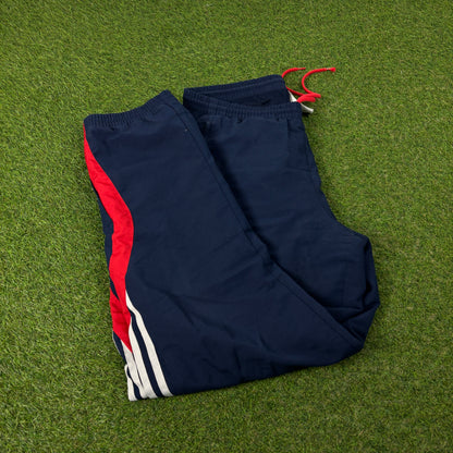 00s Adidas Piping Joggers Blue Medium