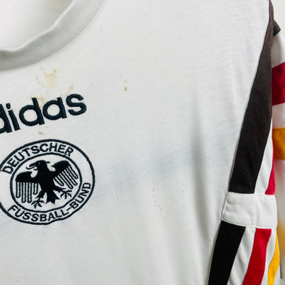 90s Adidas Germany T-Shirt White Medium