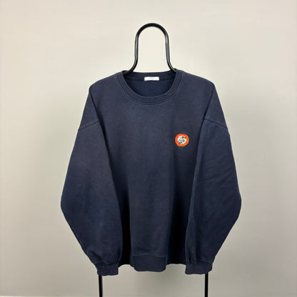90s St Michael Wallace & Gromit Sweatshirt Blue XL