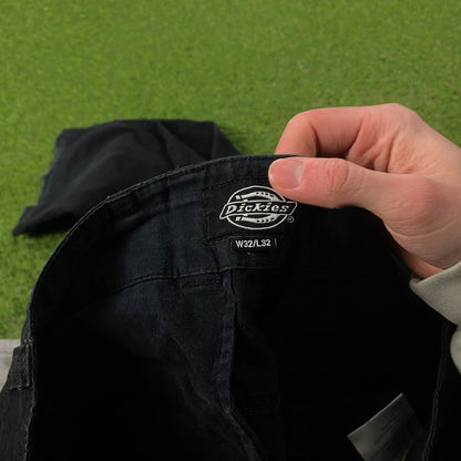 00s Dickies Cargo Trousers Joggers Black Medium