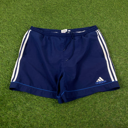 90s Adidas Shorts Blue Large