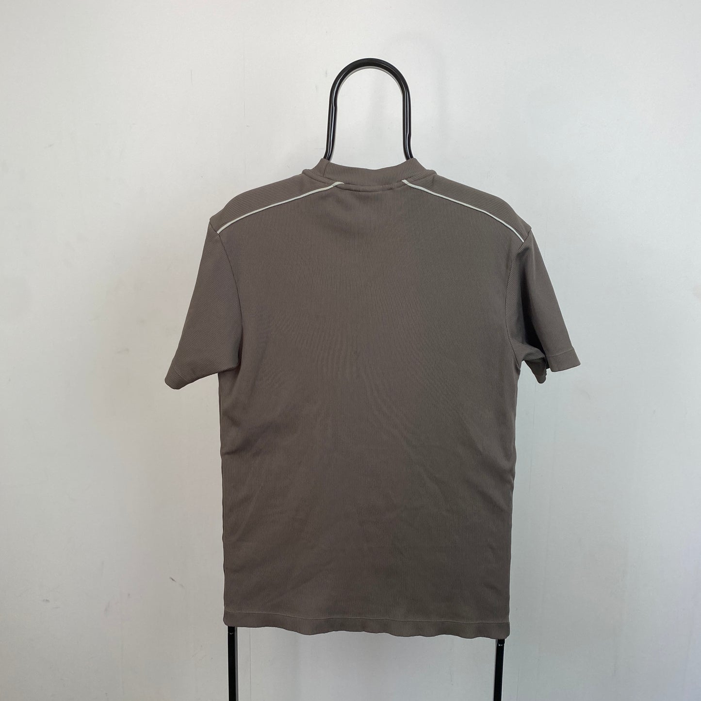 00s Nike Piping T-Shirt Brown Medium