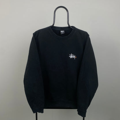 00s Stussy Sweatshirt Black Large