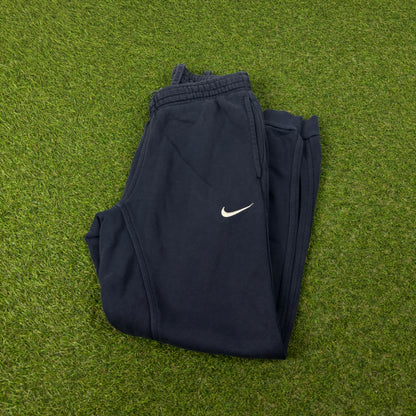 00s Nike Cotton Joggers Blue Small