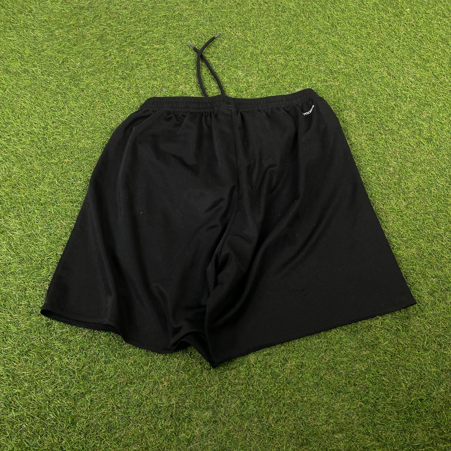 00s Adidas Football Shorts Black Medium