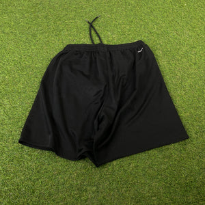 00s Adidas Football Shorts Black Medium