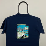 Retro Quiksilver Surf T-Shirt Blue XS