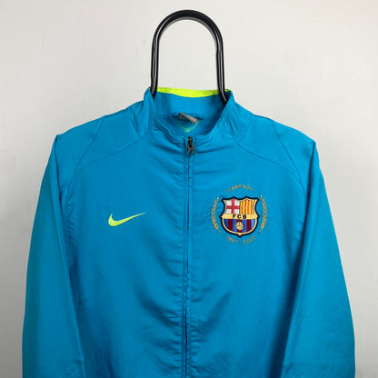 90s Nike Barcelona Windbreaker Jacket Blue Small