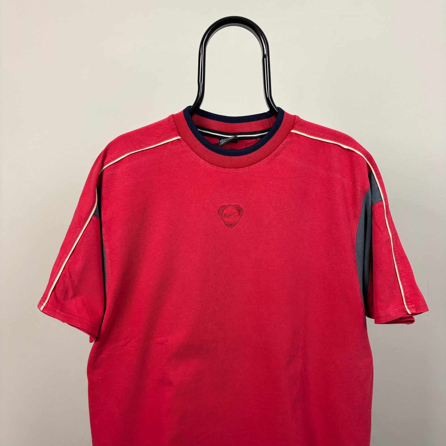 00s Nike Center Swoosh T-Shirt Red Large