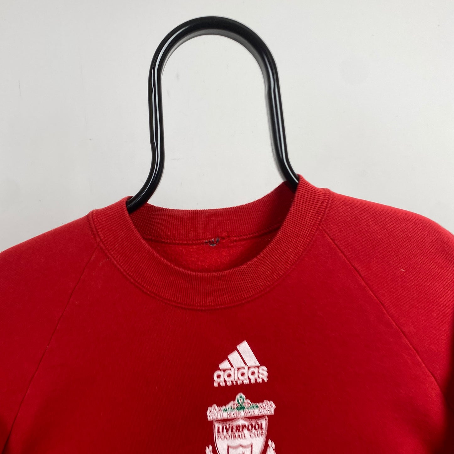 90s Adidas Equipment Liverpool Football Sweatshirt Red Small