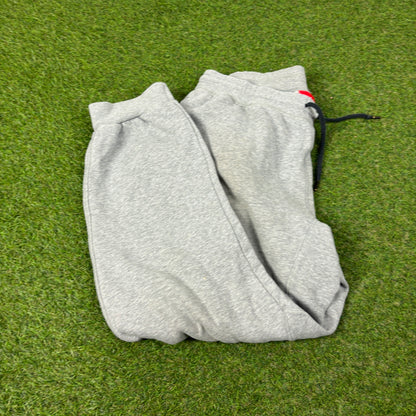 00s Nike Wide Leg Cotton Joggers Grey Large