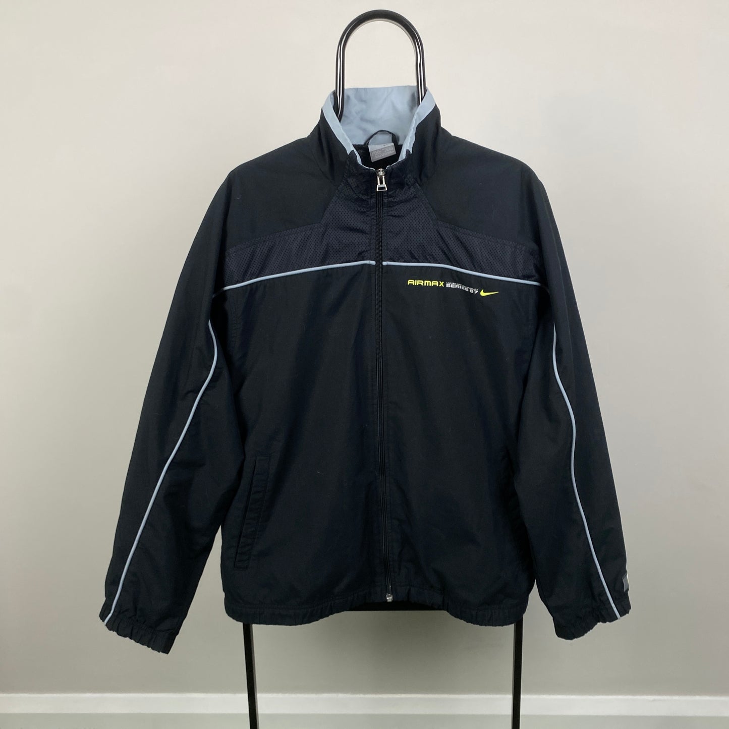 00s Nike Air Max Windbreaker Jacket Black Medium