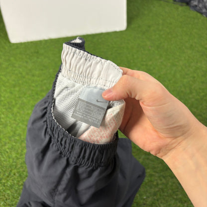 00s Nike Piping Capri Shorts Grey Medium