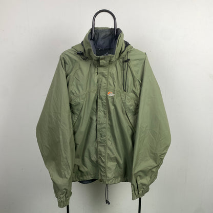 Retro Lowe Alpine Triple Point Waterproof Coat Jacket Green XL