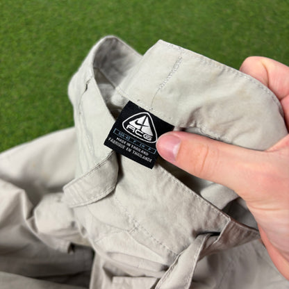 00s Nike ACG Zip Off Cargo Trousers Joggers Brown Small