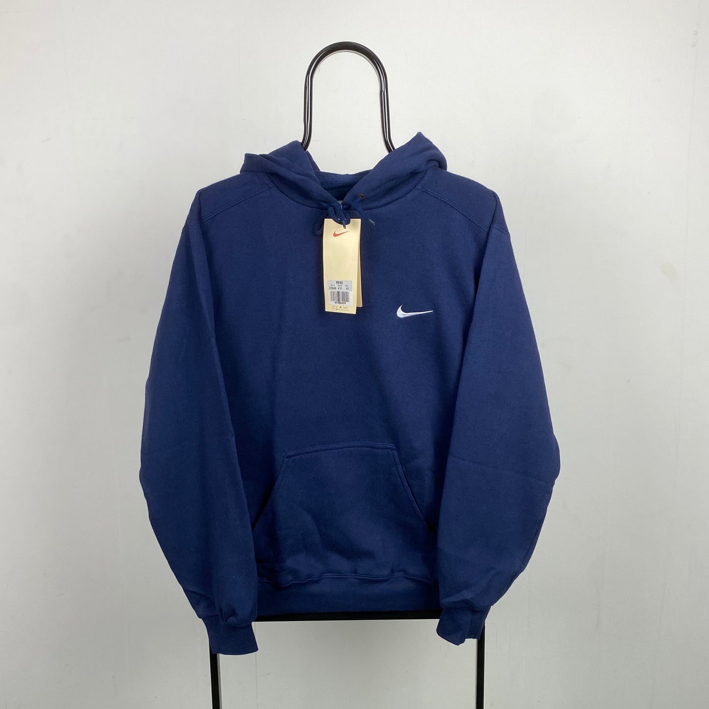 90s Nike Heavyweight Hoodie Blue XS