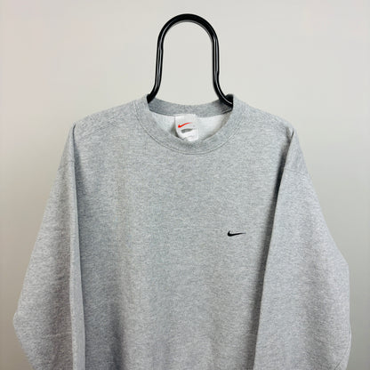 90s Nike Sweatshirt Grey Large