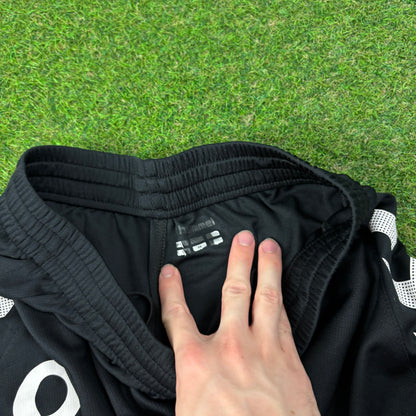 00s Hummel Football Shorts Black Small