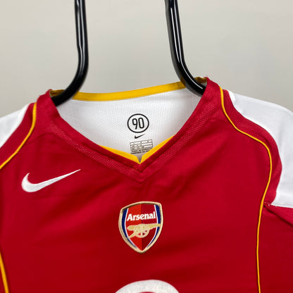 00s Nike Arsenal Football Shirt T-Shirt Red XS