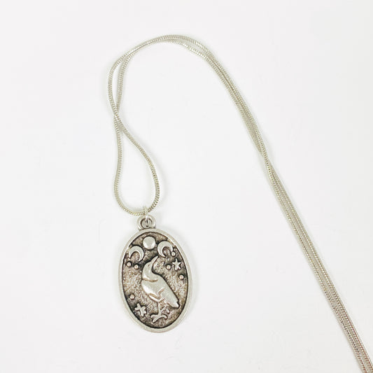 Antique Dodo Necklace Chain Silver