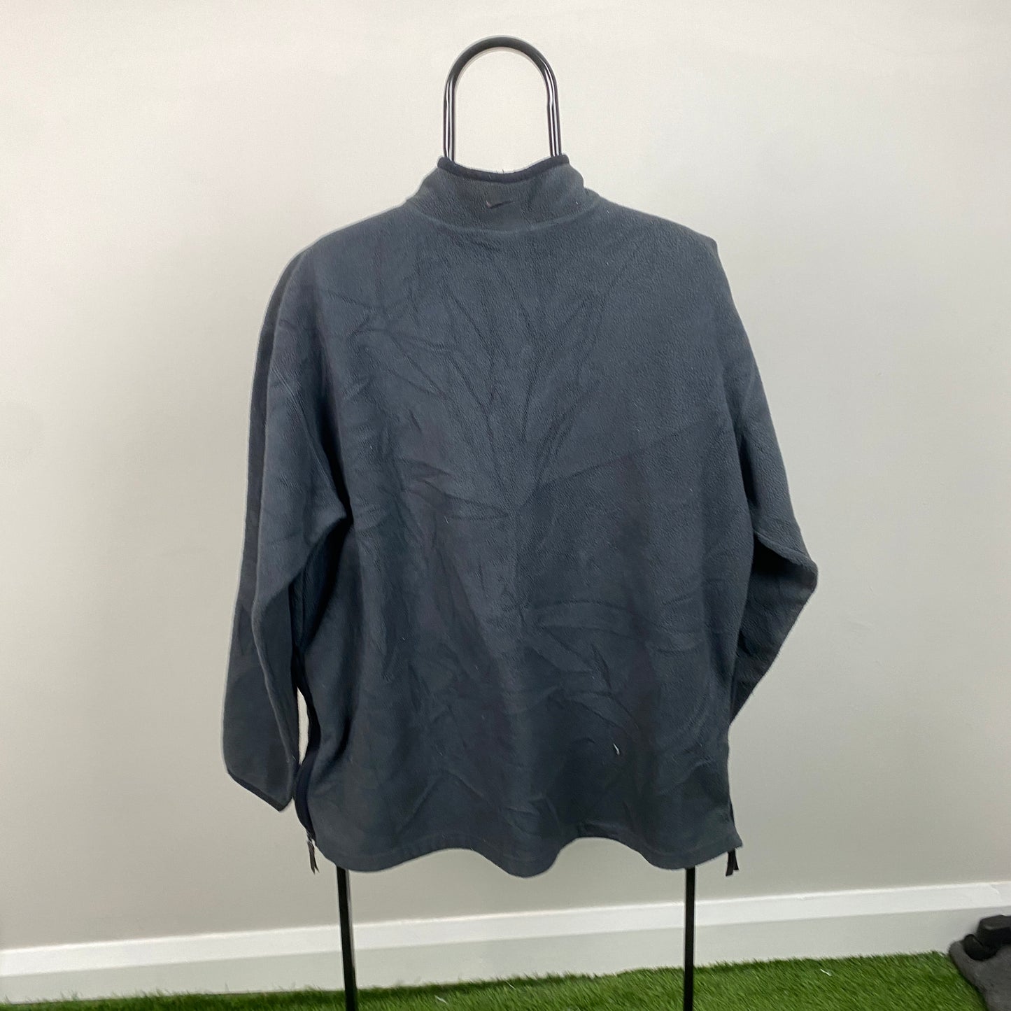 00s Nike Fleece 1/4 Zip Sweatshirt Blue XL