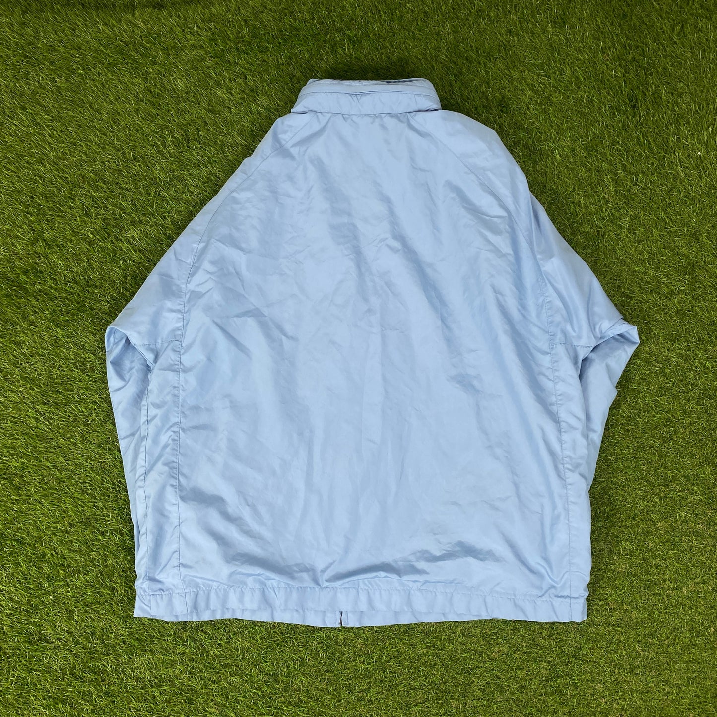 00s Nike Piping Tracksuit Jacket + Joggers Set Baby Blue Large