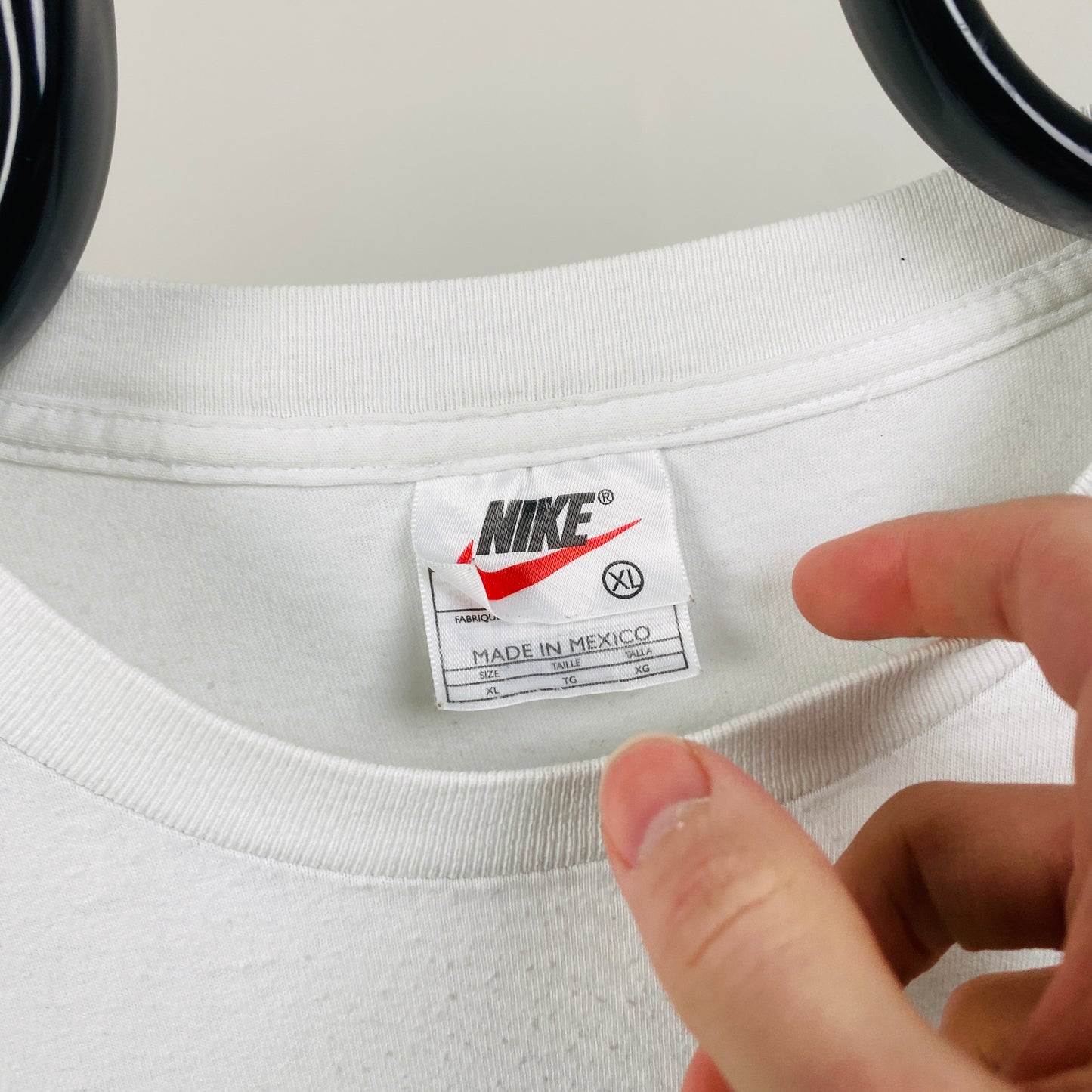 90s Nike Challenge Court T-Shirt White XL