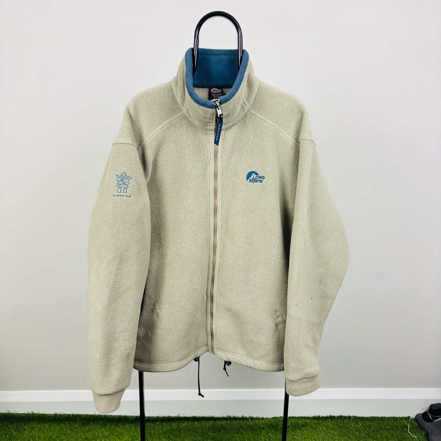 90s Lowe Alpine Deep Pile Fleece Sweatshirt Brown Large