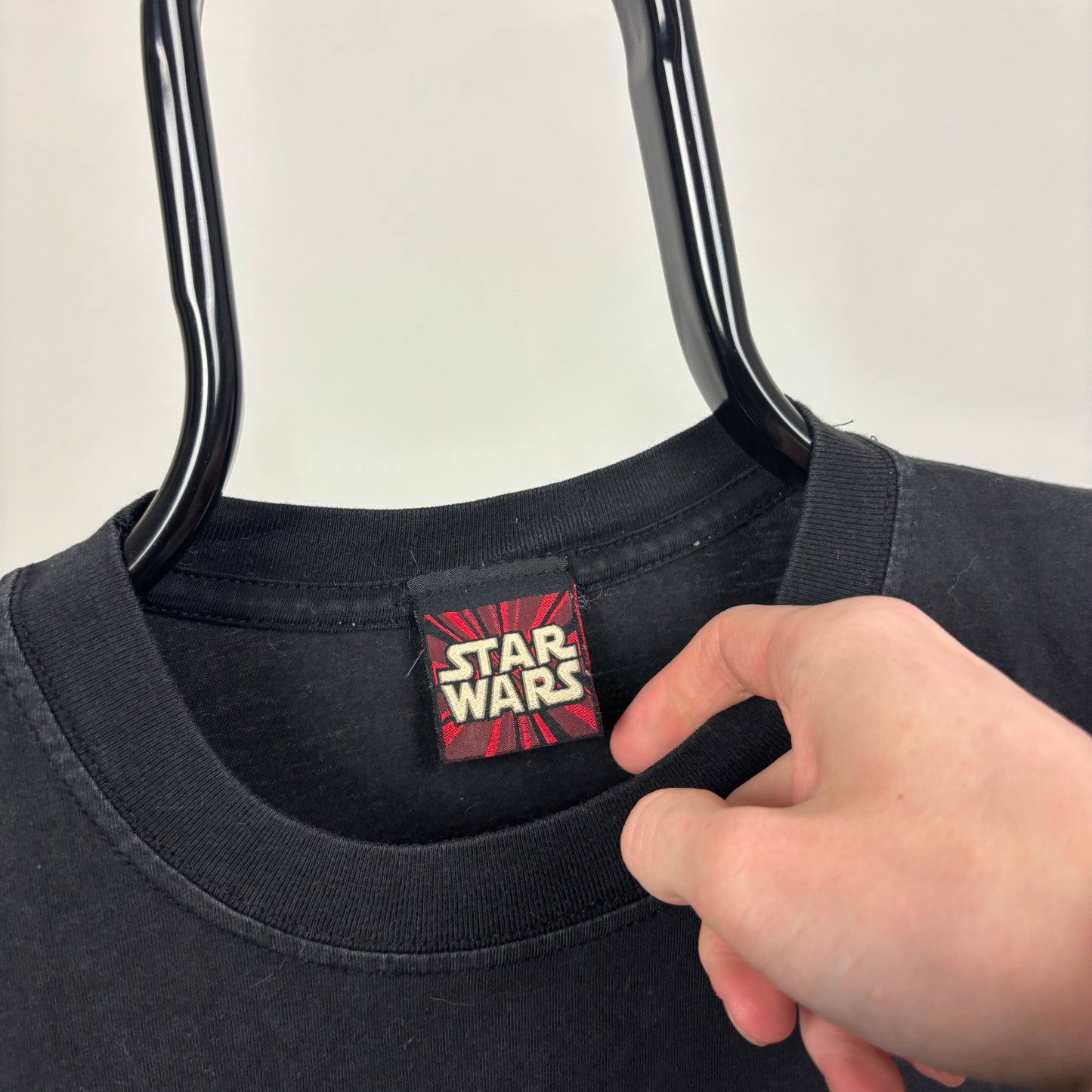 90s Star Wars T-Shirt Black XS
