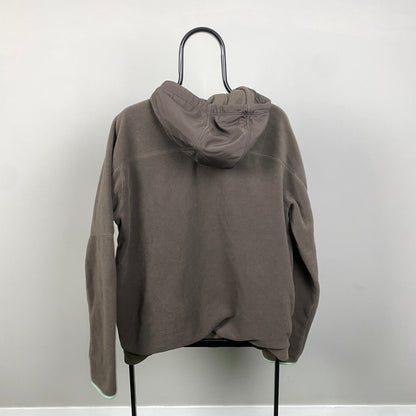 00s Nike Trail Fleece Hoodie Brown Large