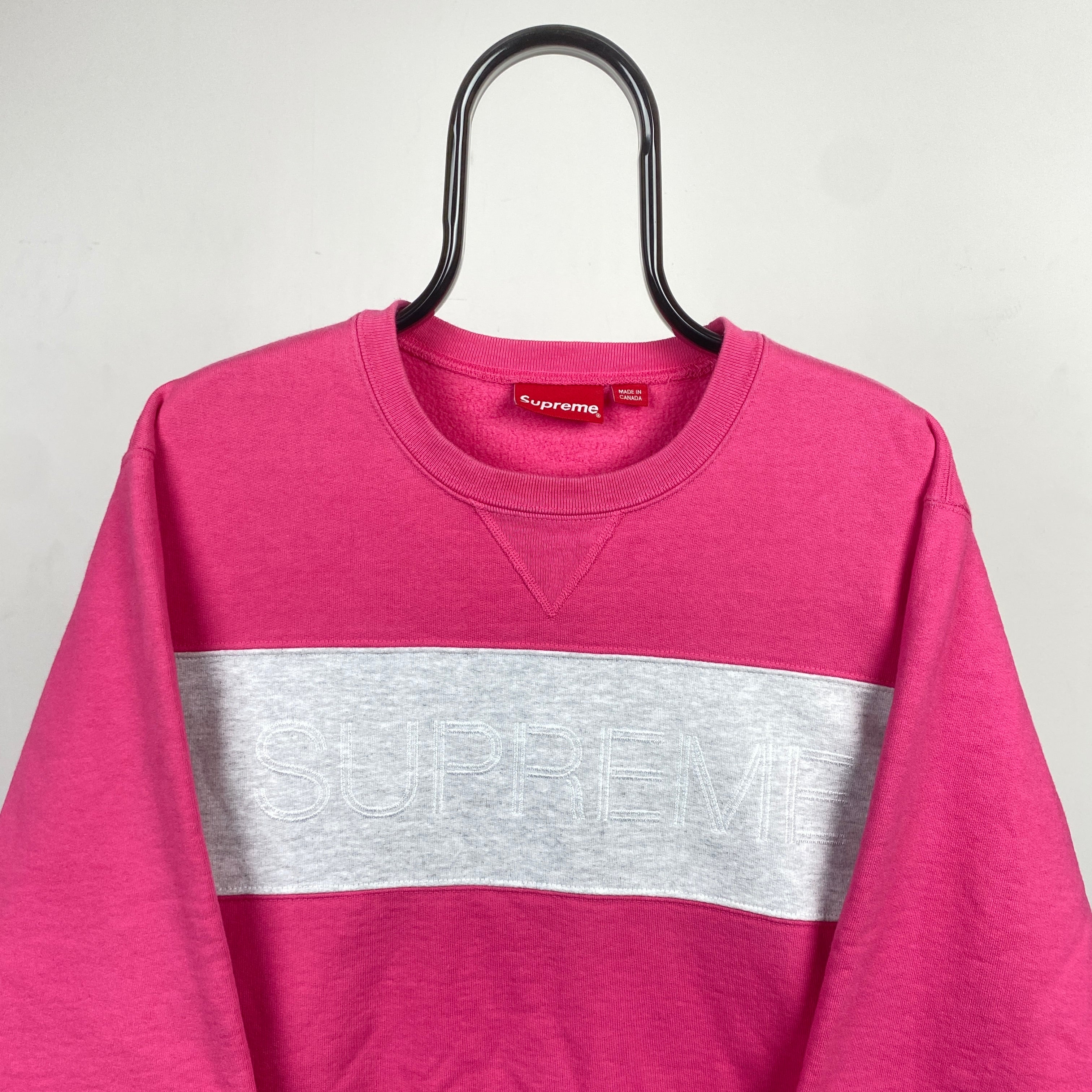 Supreme sweater made in hotsell korea xs