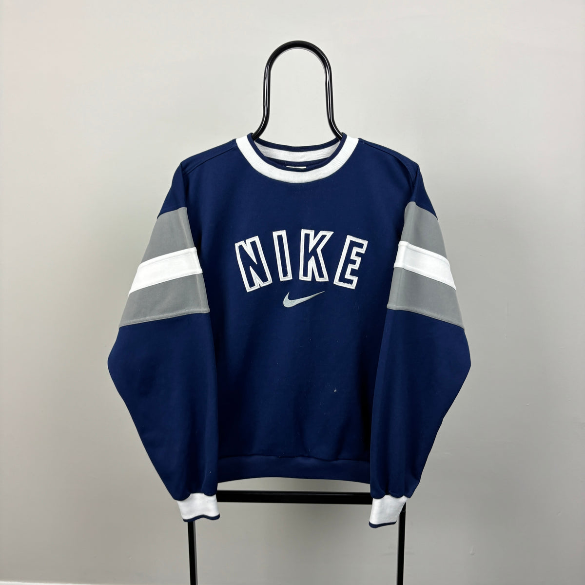 90s Nike Sweatshirt Blue Small